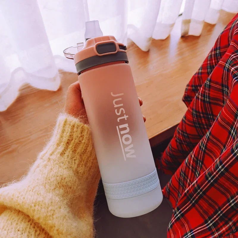 400ml/600ml Water Bottle With Straw BPA Free Portable Outdoor Sport Plastic Bottles