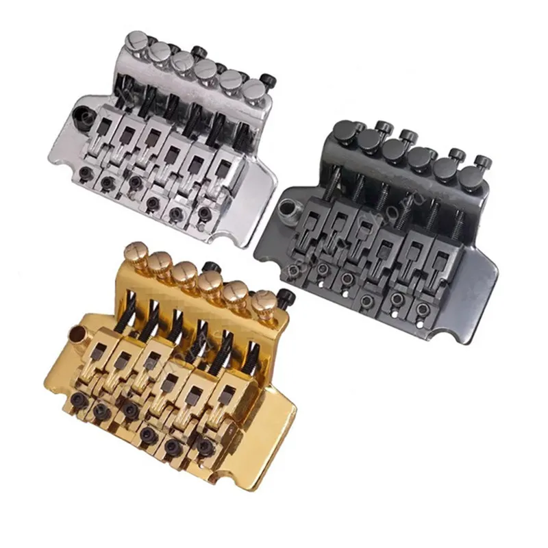 

A Set Of Tremolo Double Locking Systyem Pulled Strings Electric Guitar Bridge Accessories Part 3Colors