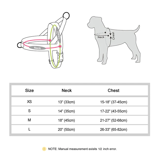 Mesh Nylon Dog Harness Reflective Pet Harness No Pull Dogs Vest With Quick Control Handle for Small Medium Large Dogs Pitbull 6
