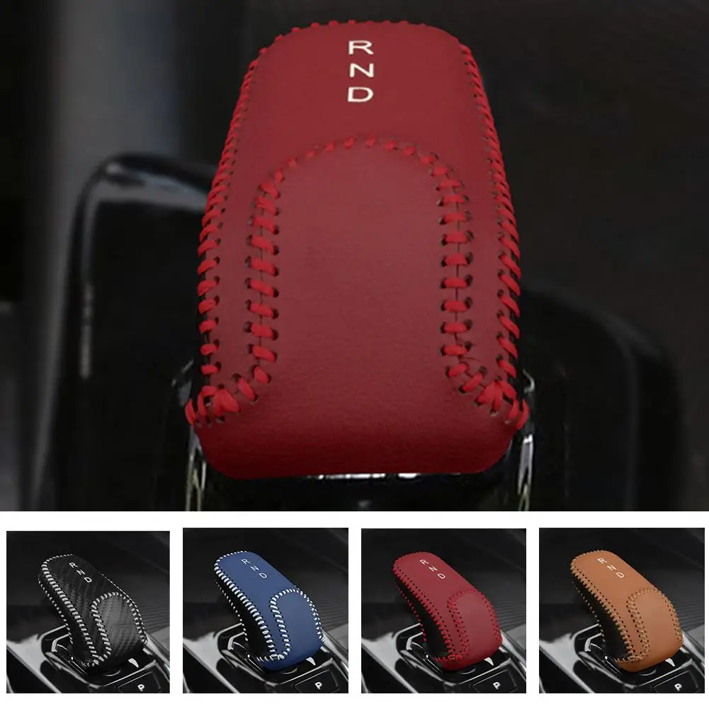 칼라 가죽 자동차 기어 레버 커버, Geely Coolray Sx11 2022 2023 2024 시프트 노브 보호대 패드 장식, 자동 수정 키트