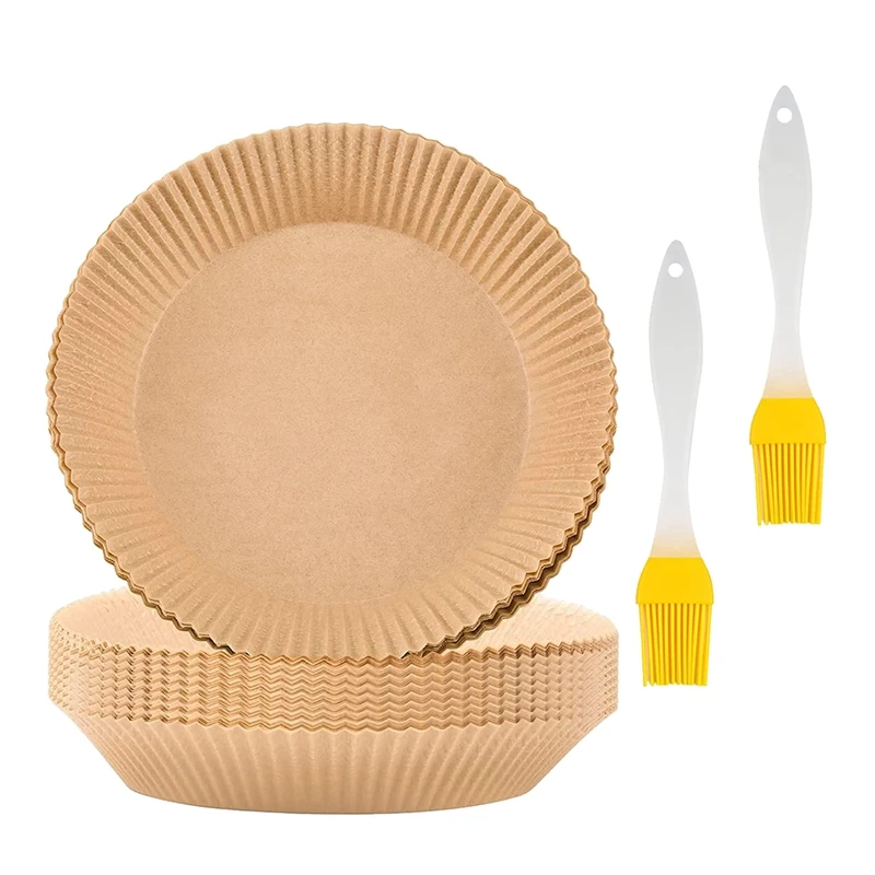 Fodere Di Carta Per Friggitrice Ad Aria Calda Yo, Fodera Di Carta Usa E Getta Da 100 Pezzi Per Friggitrice Ad Aria, A Prova Di Olio E Acqua, Per La Co