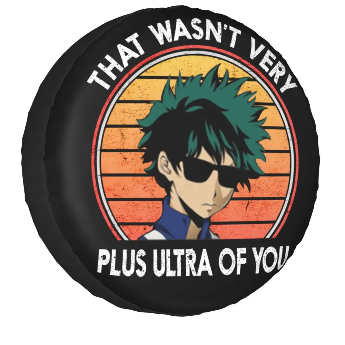 

Boku No Hero Academia Spare Wheel Tire Cover MHA Anime Manga Izuku Midoriya Deku For Jeep RV SUV Trailer Vehicle Accessories