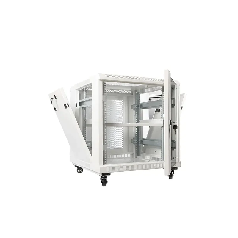 Zmaxing Custom 12U White Steel Network Cabinet 42U Network Cabinet 18U 15U 37U Capacity 19 Inch Standard 32U Rack Computer 4