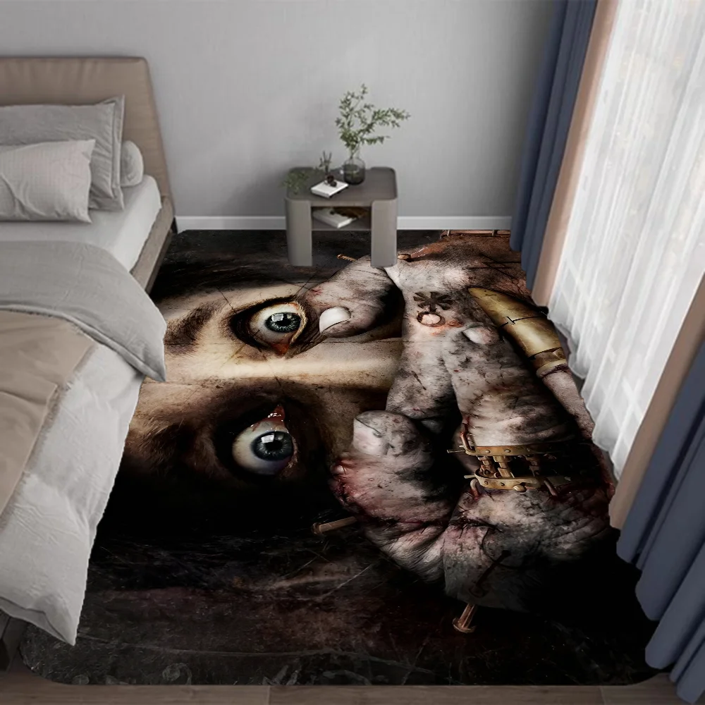 Horror Series Entrance Door Mat Washable Non-Slip Living Room Sofa Chairs Area Mat Kitchen Welcome Doormat 4