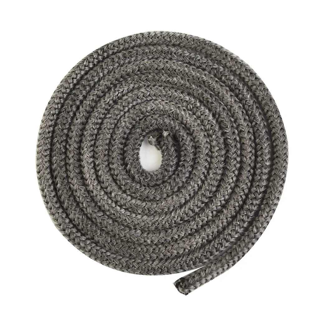 Sealing Rope 6/8 Mm 2m for Wood Burning Stove Fireplace Door Boiler fireplace sealing rope