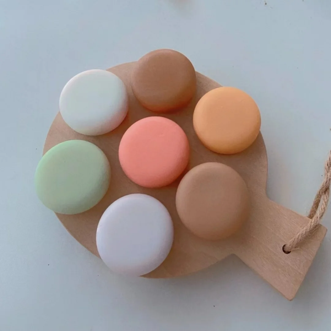 Round Soap Mold 8 Holes Silicone Mold for Handmade Soap silicone mold
