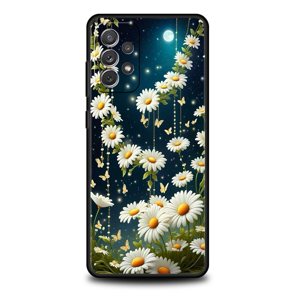 Summer Daisy Flower Soft TPU Phone Case