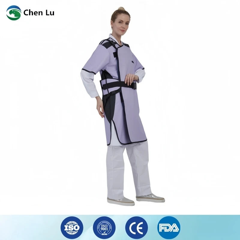 X-ray gamma ray protective Interventional surgery doctor short sleeved lead coat radiation protection 0.35/0.5mmpb lead clothes