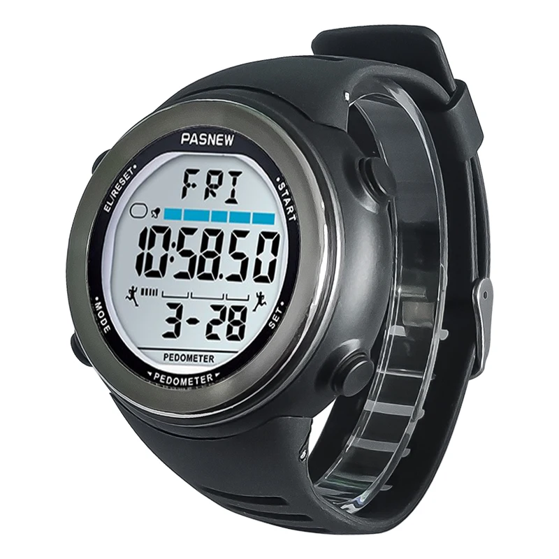 

Waterproof Men Electronic Watches Original Multifunction Pedometer Male Digital Wristwatches Large Fashion Boy Sports Hand Clock