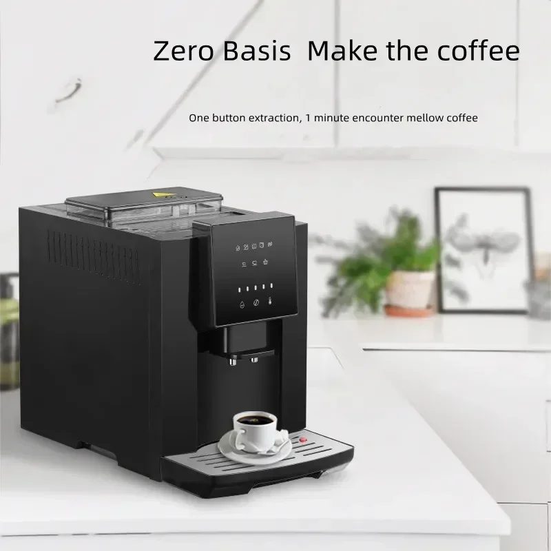 CLT-Q07R Coffee Machine Touch Screen Automatic Coffee Maker italian type small coffee grinder 3