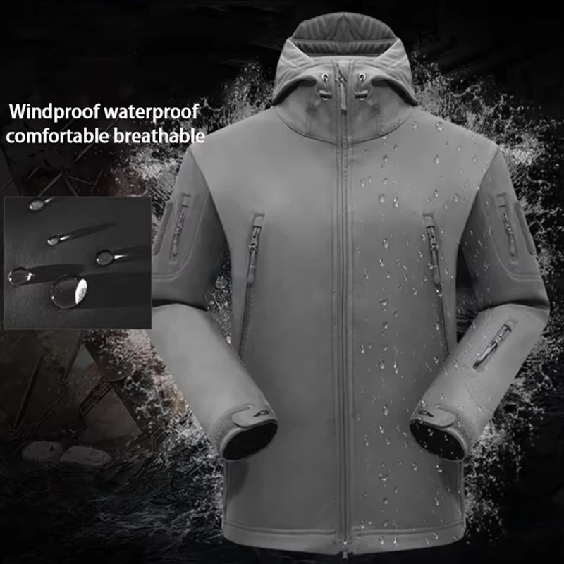 Winter Waterproof Tactical Jacket Set 3