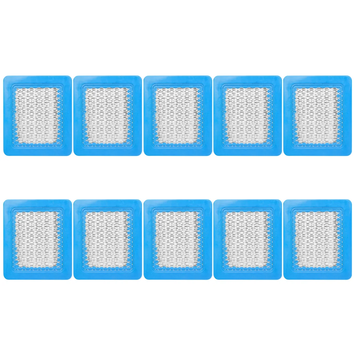 

10 Pack 491588S Air Filter Replace for Briggs Stratton 491588 4915885 Flat Air Cleaner Cartridge Lawn Mower Filter