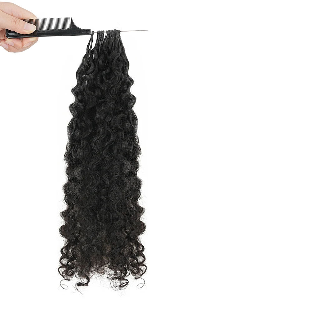5 Pack Burmese Curly Crochet Hair Knotless Feather Pre-Separated Crochet Braids Light Weight Reusable Brazilian Hair Extension 4