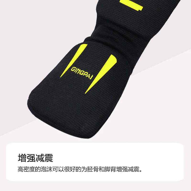 Kickboxing Shin Guards and Leg Guards for Kick Boxing Sanda Taekwondo Boxing Karate MMA Muay Thai