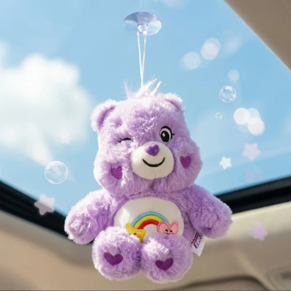 Adorable Care Bears Plush Suction Cup Ornament - Cute Hanging Decoration