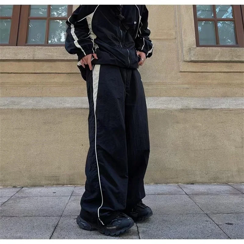 Wide Leg Sweatpants Joggers Tracksuit Bottoms Trousers 12