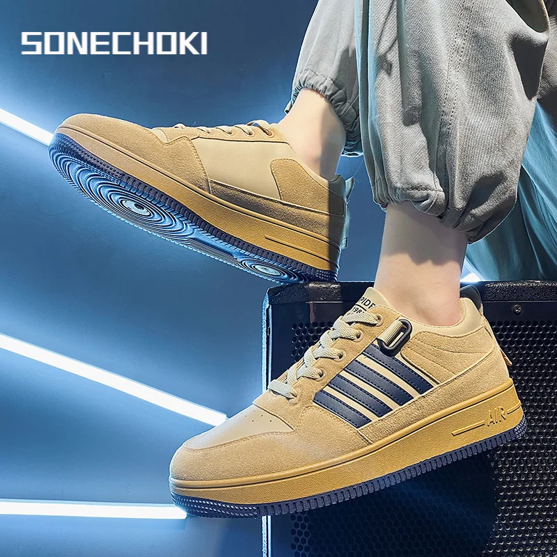 Tanio SONECHOKI New Trend Classics buty na deskorolkę męskie paski