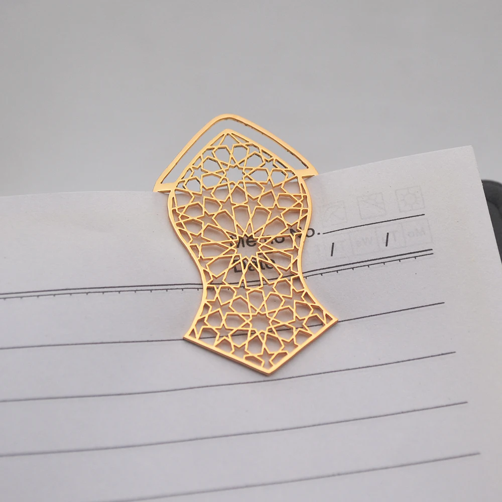 Metal Bookmark Stainless steel Arabic style Bookmarks Stationery Supplies Producing Various Shapes As Student Gifts