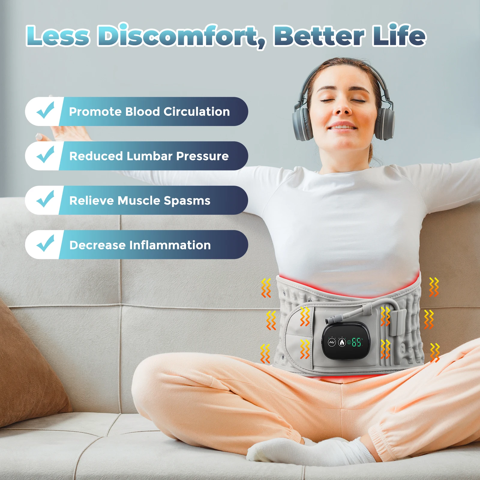 Inflatable Waist Belt Image 3