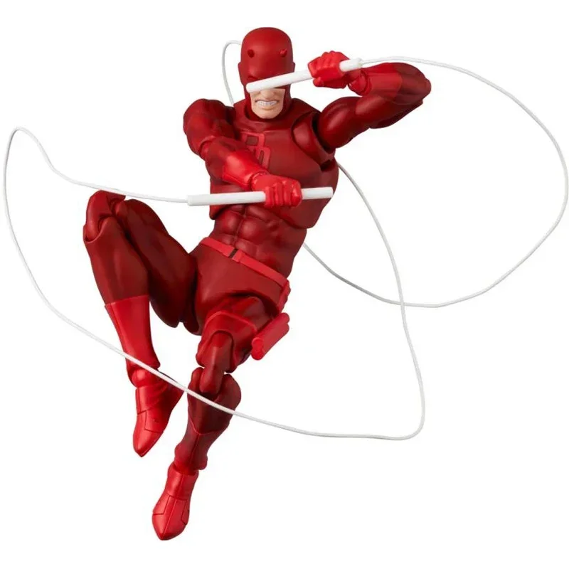 

Original Mafex Daredevil Action Figure Anime Marvel Comics Version Matt Murdock Figurine Movable 1/12 Doll Collection Toy Gift