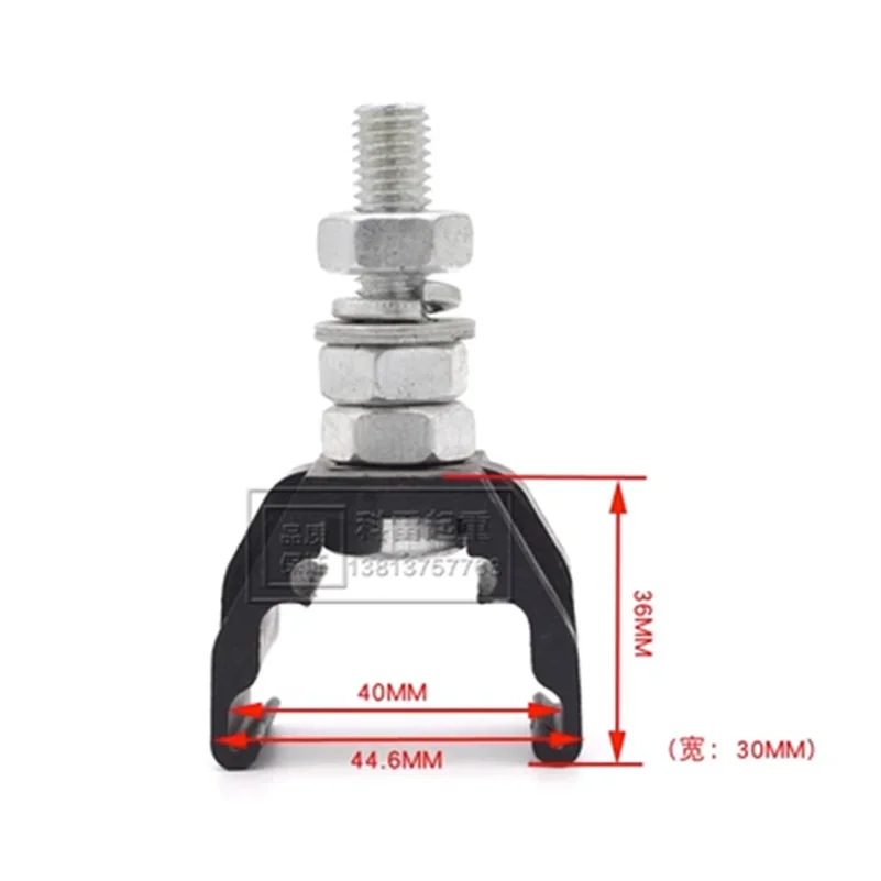 Single Pole Sliding Contact Wire Suspension Clamp 200A 320-800A Fixed