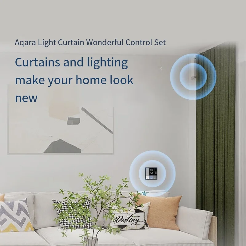 Aqara 스마트 스위치 S1E 스마트 홈 터치 컨트롤 장면 패널 LED 터치 패널, 음성 제어 원격 스위치 홈키트, Aqara 앱, 신제품