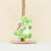 Cartoon Fruit Dinosaur Keychain Doll keyring Bag Backpack Pendant Boys Girls Toy Car Home Plush Decoration Stuffed Keychains 3