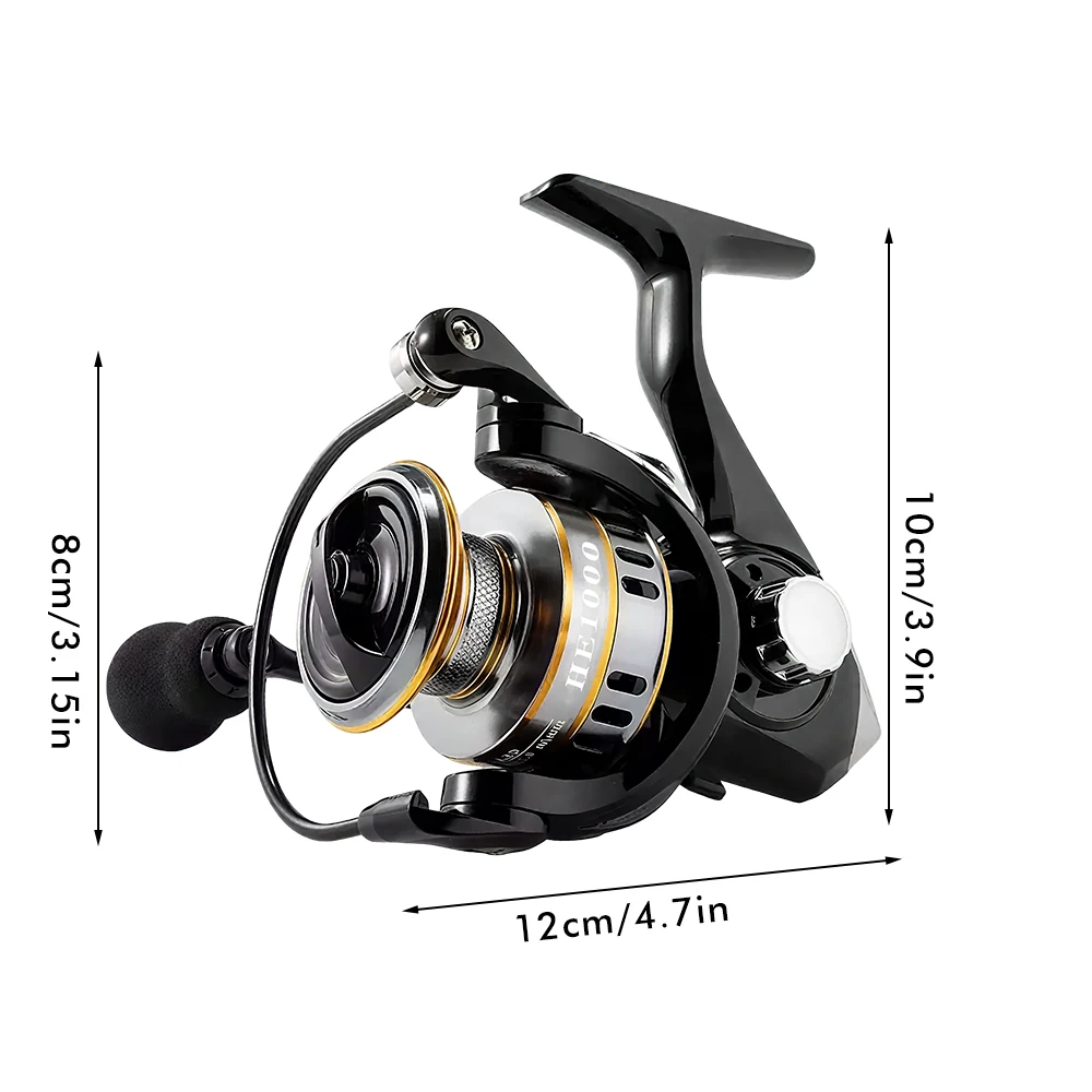 Ultra Light Metal Saltwater Spinning Fishing Reel