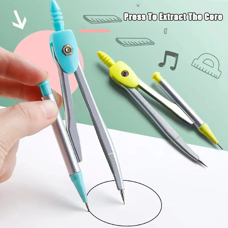 Drafting Set Mathematical Rulers Set Drawing Tool Set 7-Piece Compass and Ruler Set Student Ruler Set