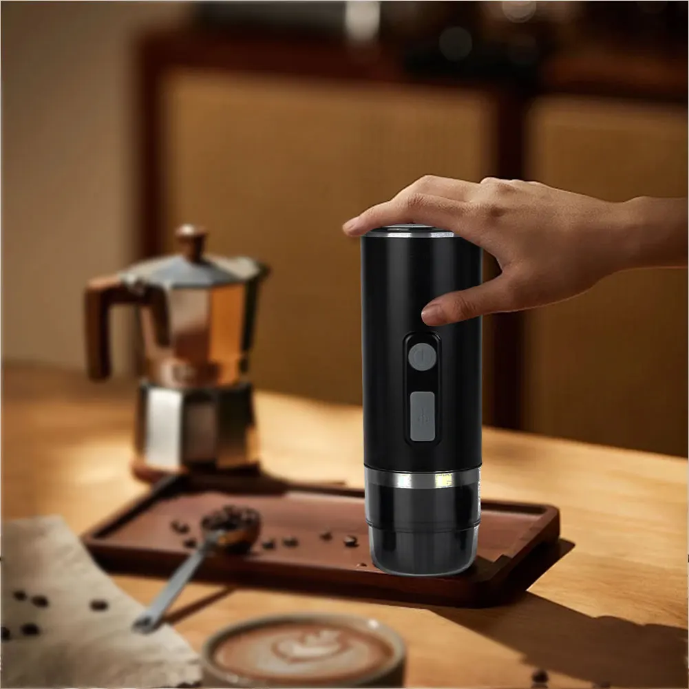 3-in-1 Portable Italian Espresso Machine Fit for Nespresso Dolce Gust Capsule/Powder Electric Espresso Machine for Camping 3