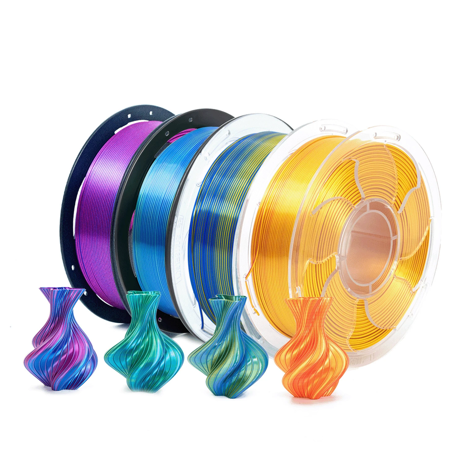 Colorful Glittering Metallic Finish 3D Printing Filament