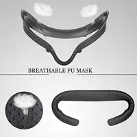 VR Replacement Eye Mask PU Leather Foam Face Cover Facial Interface Stand Eyes Lens Pad For Meta Oculus Quest 2 Accessories - Image 6