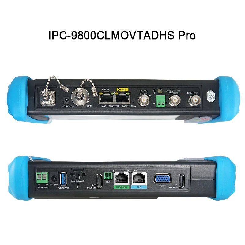 ipc 9800 movtadhs plus Rj45 Network Tester Secondary Monitor Ip Tester HDMI Portable Monitor Camera Cctv ipc9800