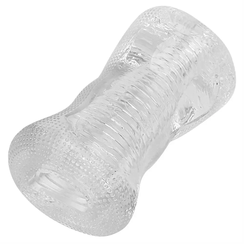 Transparent Masturbation Cup Reusable Pocket Vagina Male Masturbator Penis Massager Endurance Exercise Sex Toys for Men 18+