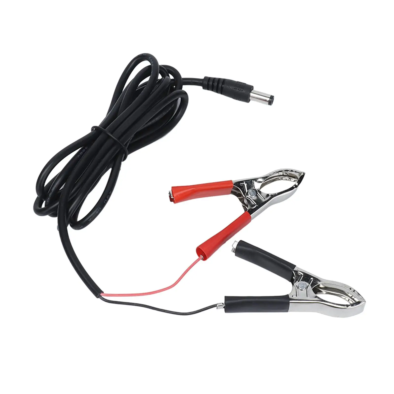 12V-24V Universal Battery Crocodile Clip Cable DC Power Plug Male Connector for LED Light/DVD/Charger