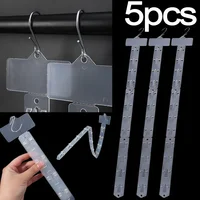 1/5pcs Hanging Strips Supermarket Snack Plastic Store Hang Snacks Display Hanger Hooks Useful Shop Merchandising Clip Strips 1