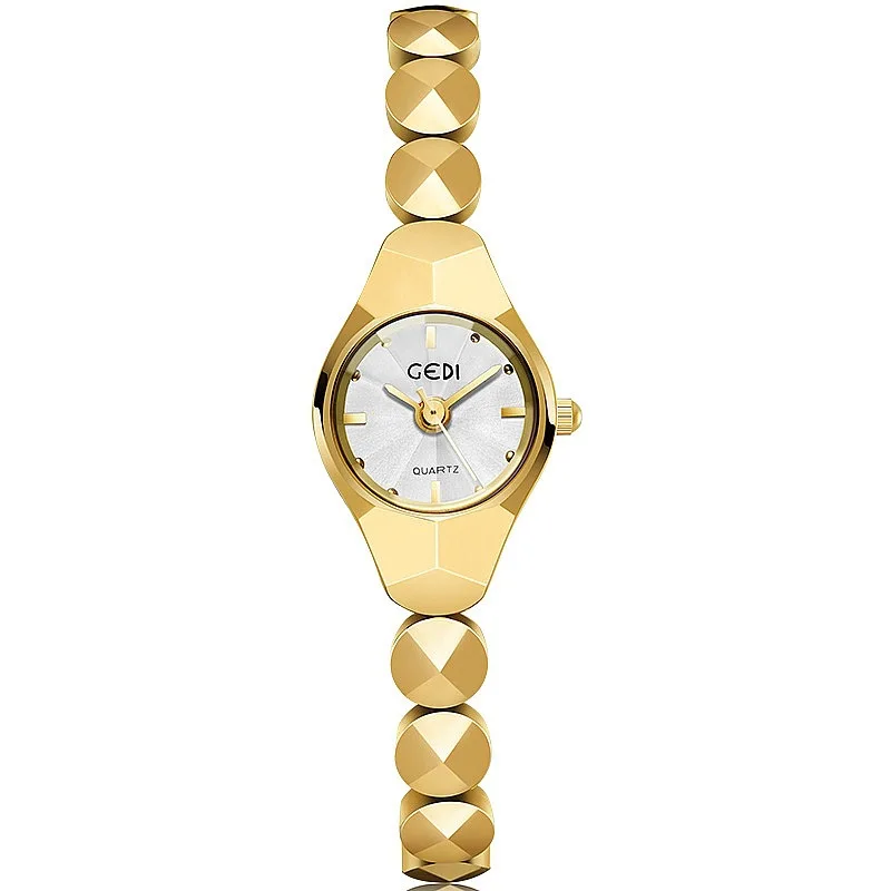 Blue Women's Luxury Fashion Metal Bracelet Waterproof Quartz Watch
