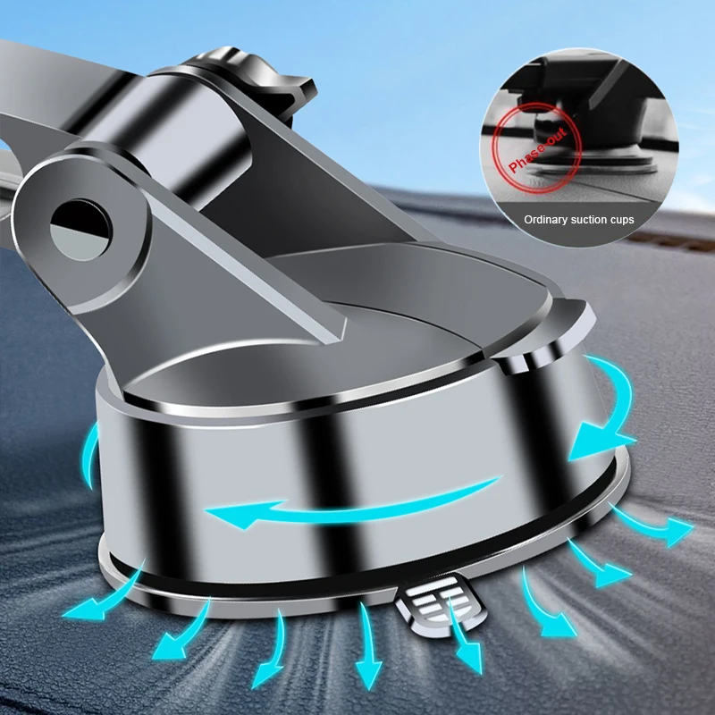 Plastic Car Phone Mount with 360 Rotation and Suction Cup