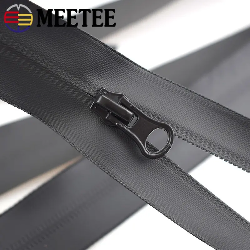 5 40-100cm 방수 지퍼 봉제 스포츠 정장 보이지 않는 지퍼 오픈 엔드 지퍼 자켓 가방 수리 DIY 액세서리, 1/2Pcs