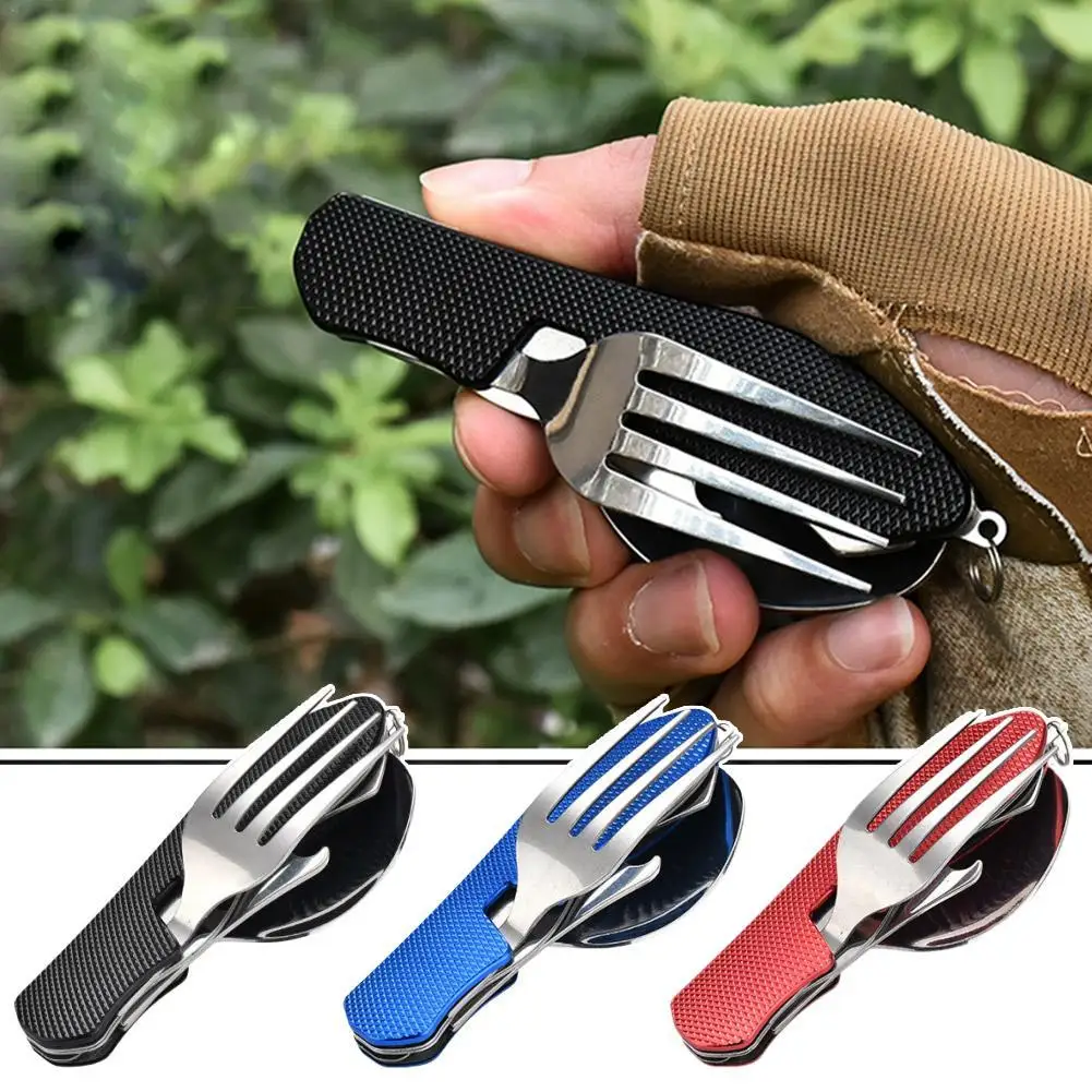 Foldable Camping Utensil Set for Outdoor Activities camping cutlery portable tableware portable cutlery