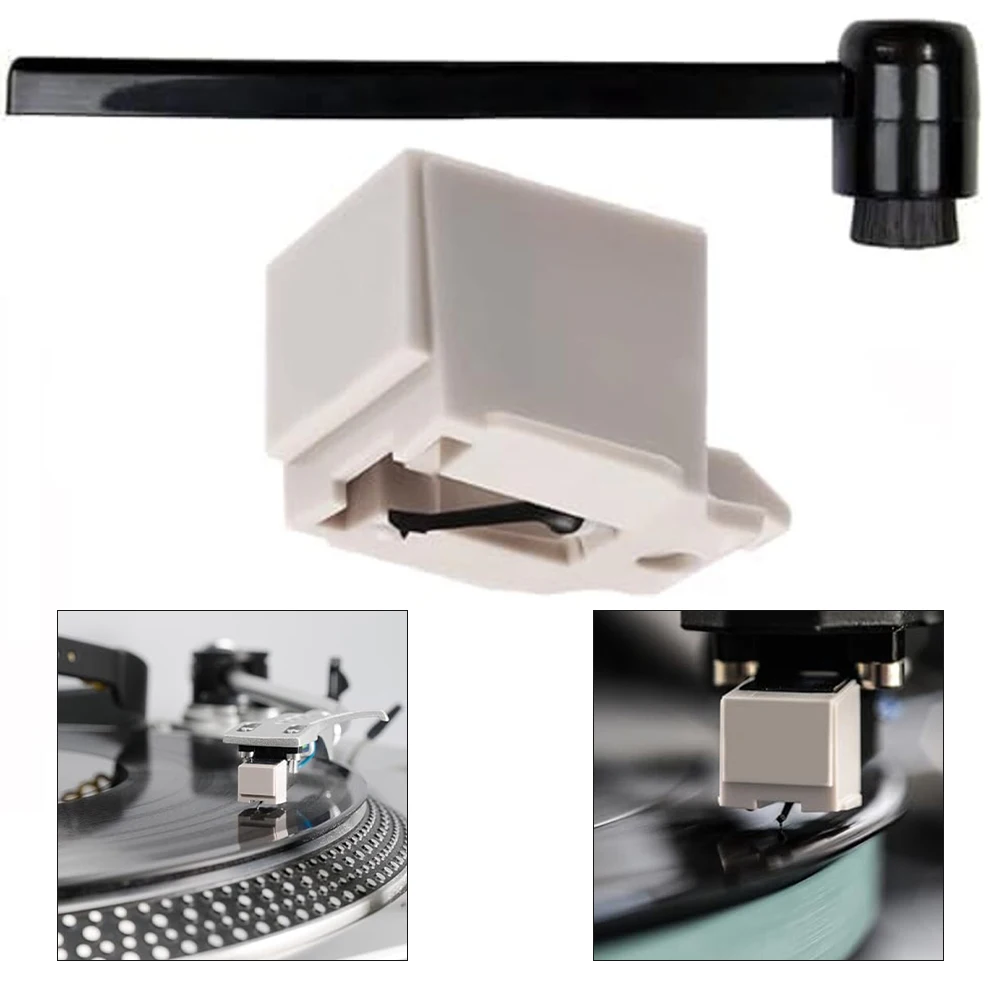 thumbnail image 2 of 2pcs ATN3600L Diamond Record Player Needles Replacement With Stylus Cleaning Brush, Replacement Stylus Compatible With Audio-Technica AT-LP60X, AT-LP60XBT, And AT-LP60XBT-USB Vinyl Record Player 2 of 10
