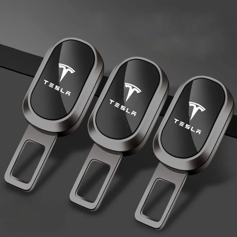 Car Accessories Seat Belt Clip Car Seat Belt Accessory Car Seat Belt Plug Fastener Converter Clip Seat Belt Lock Buckle For Tesla Model 3 Model X S Y Car Accessories