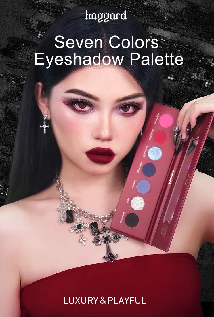

haggard scepter smoky 5color eyeshadow palette black gold sleeping silkworm pink blue chameleon flash contouring matte eyeshadow