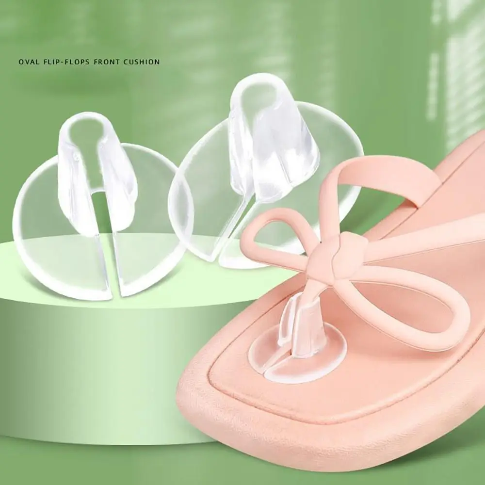 Gel Thong Sandal Cushion Accessories Clear Pain Relief Toe Cushions Non-Slip Forefoot Pad Women