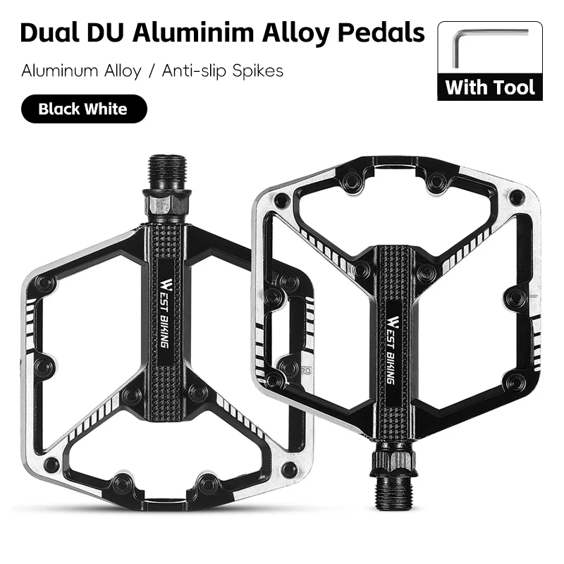 Ultralight Non-Slip Bicycle Pedals with DU Sealed Bearings