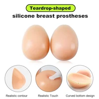 LERVANLA Prothèses mammaires artificielles en silicone, coussinets de poitrine, faux seins, sous-vêtements en silicone pour femmes, soutien-gorge rembourré pour poitrine généreuse 3