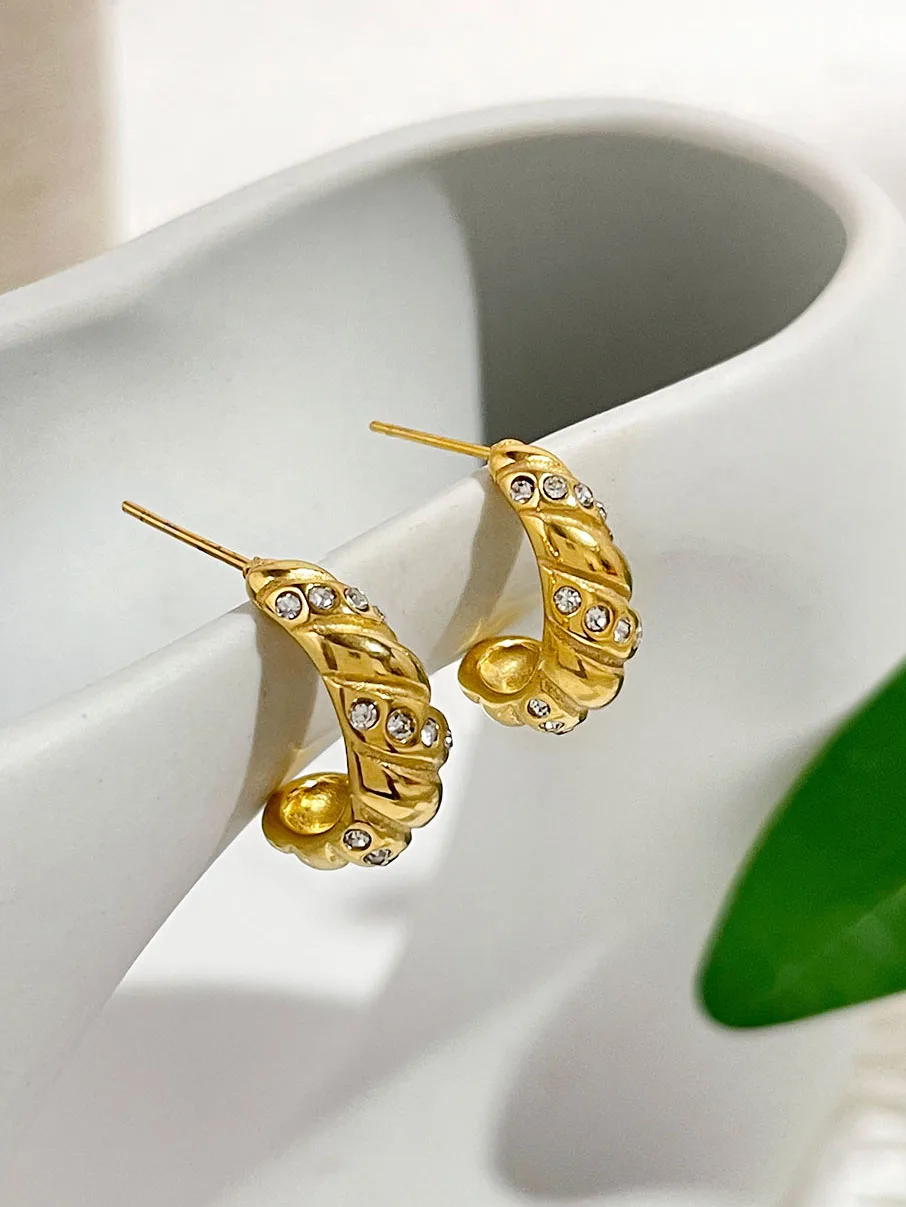 Buy Titanium Gold Hoops Hypoallergenic 18k Gold Hoop Earrings Simple  Everyday 18k Gold Nickel Free Minimalistic Chic Dainty Online in India -  Etsy