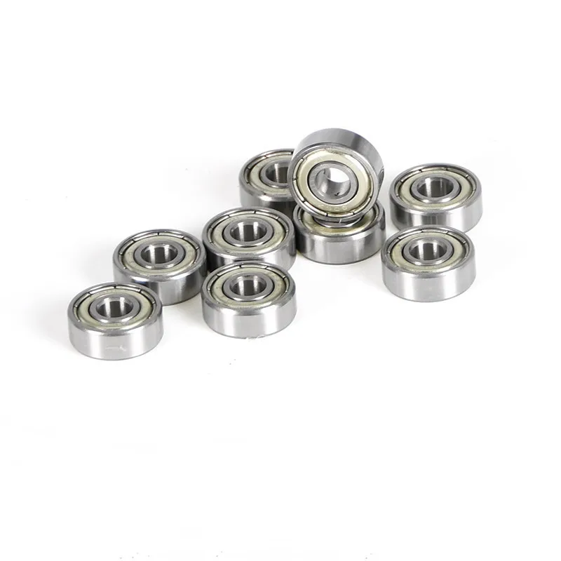 10PCS ABEC-7 Flange Ball Bearing 608zz 623zz 624zz 625zz 635zz 626zz 688zz 3D Printers Parts Deep Groove Flanged Pulley Wheel ball bearings