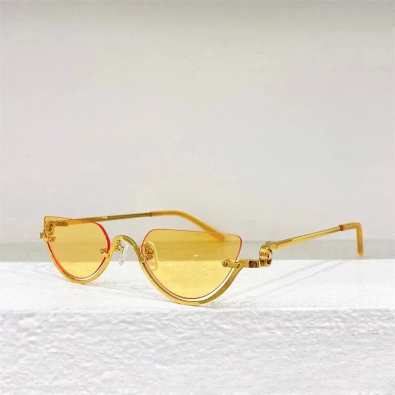 

Retro G Sunglasses for Men and Women Personality Cat Eye Ins The Same Gg1603 New Fashion high quality