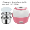 For  Rice Cooker Stainless Steel 2/3 Layers Steamer Portable Meal Thermal Heating Lunch Box Food Container Warmer 3